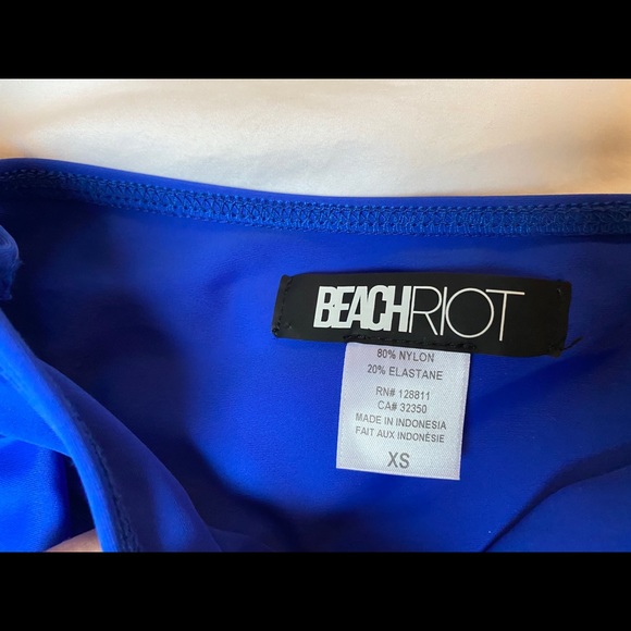 Beach Riot Blue Bikini Top - Picture 4 of 4